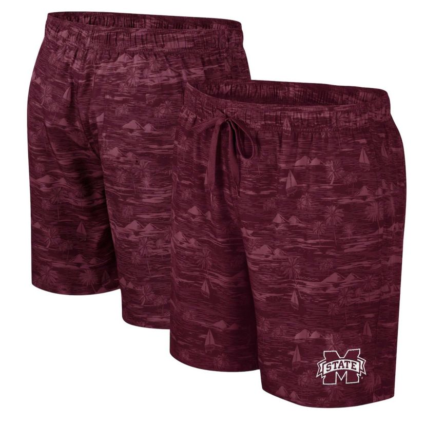 NCAA Mississippi State Bulldogs Ozark Swim Shorts