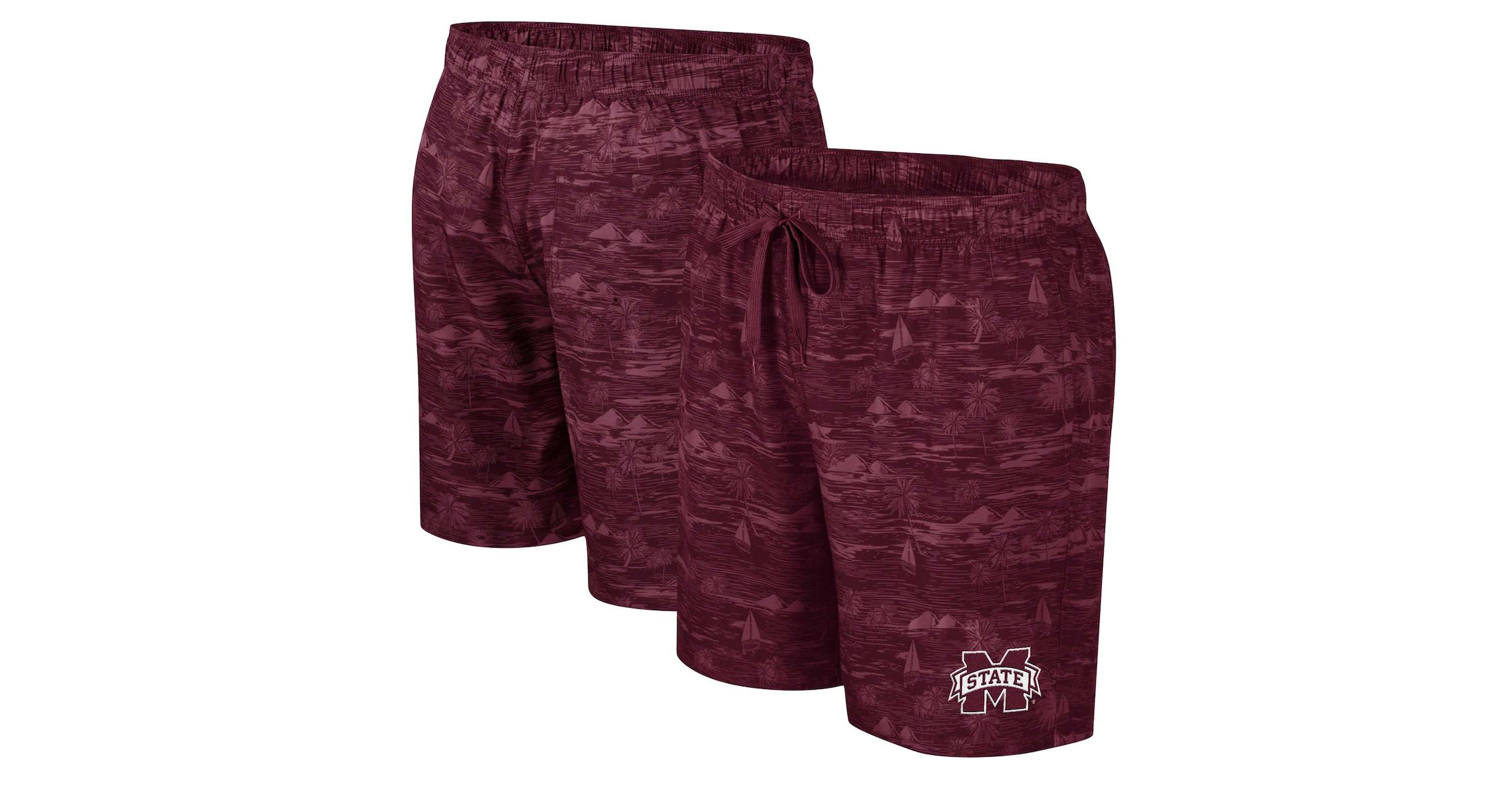 NCAA Mississippi State Bulldogs Ozark Swim Shorts