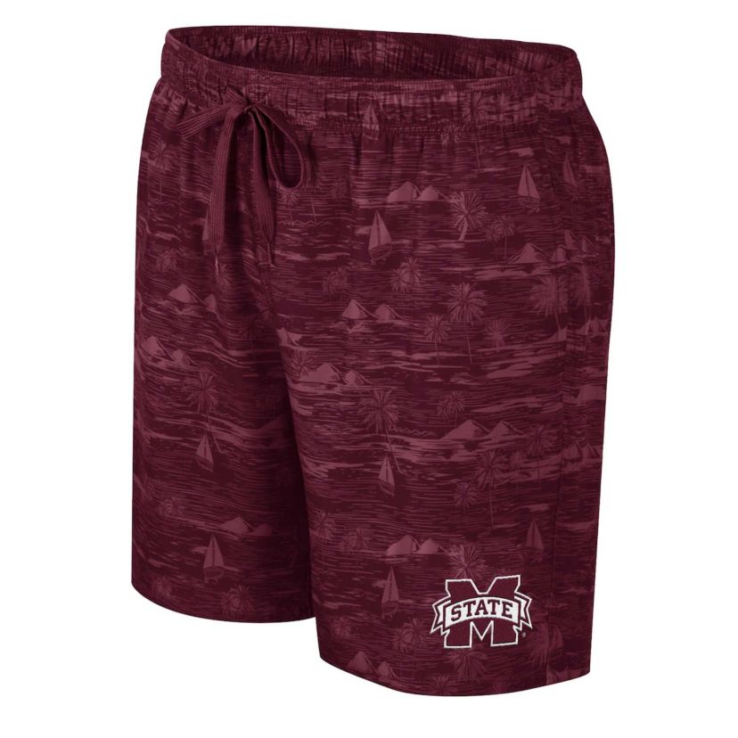 NCAA Mississippi State Bulldogs Ozark Swim Shorts
