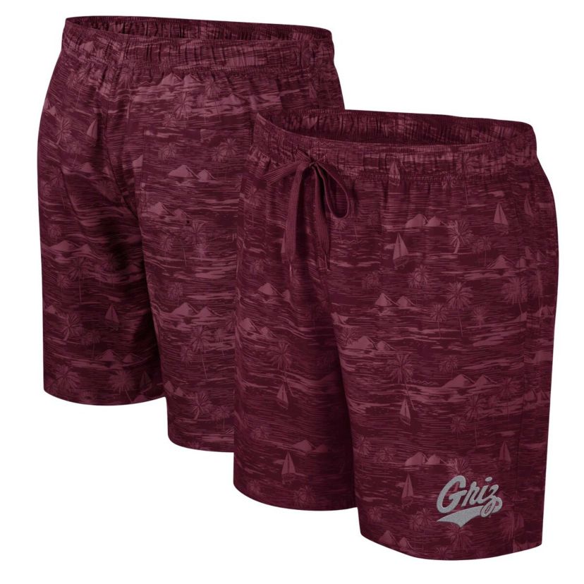 NCAA Montana Grizzlies Ozark Swim Shorts