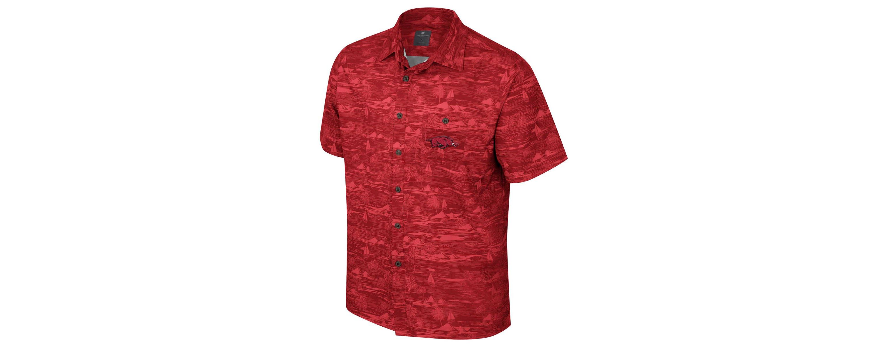NCAA Arkansas Razorbacks Ozark Button-Up Shirt