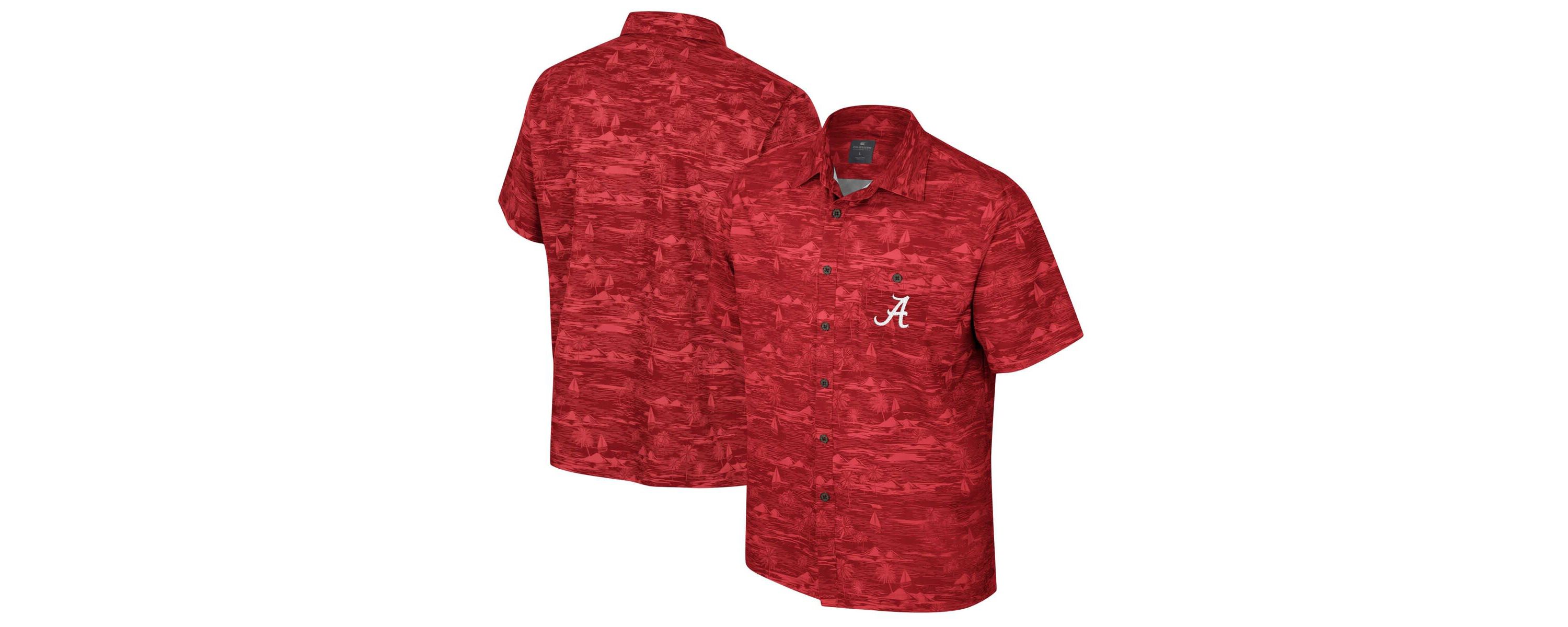 Alabama Crimson Tide NCAA Alabama Tide Ozark Button-Up Shirt