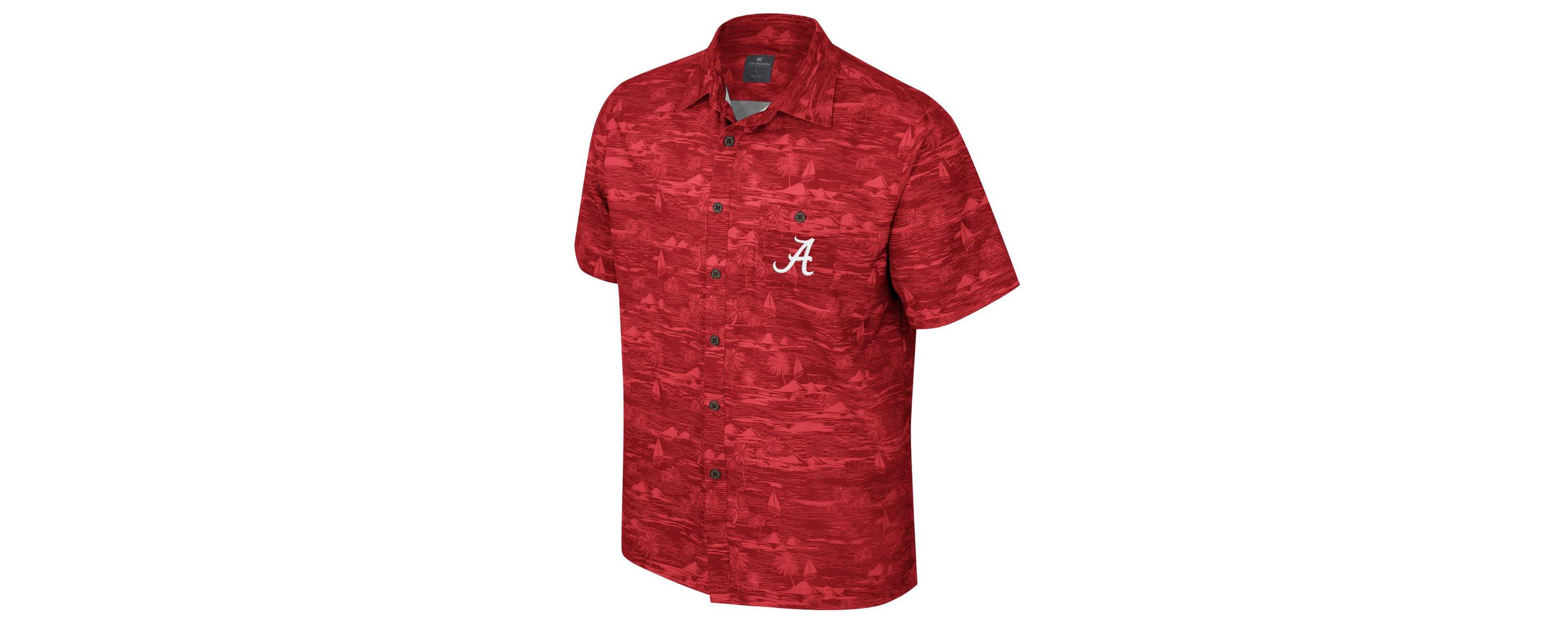 Alabama Crimson Tide NCAA Alabama Tide Ozark Button-Up Shirt