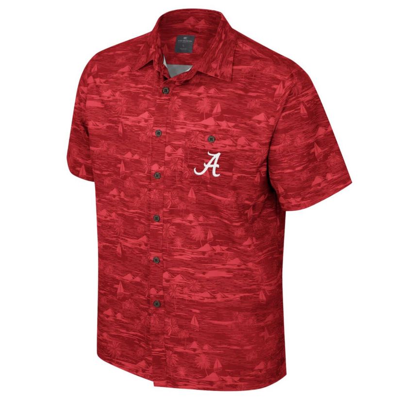 Alabama Crimson Tide NCAA Alabama Tide Ozark Button-Up Shirt