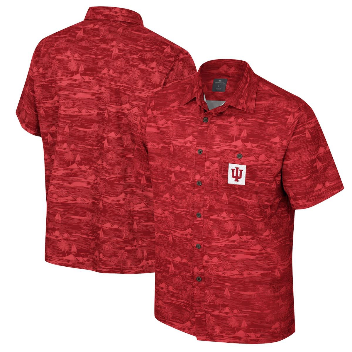 NCAA Indiana Hoosiers Ozark Button-Up Shirt