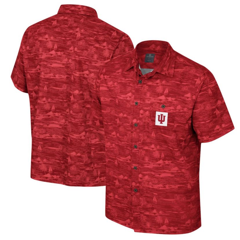 NCAA Indiana Hoosiers Ozark Button-Up Shirt