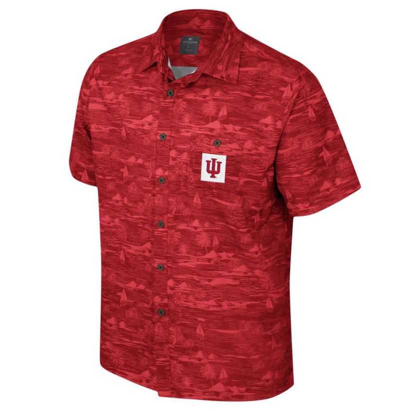NCAA Indiana Hoosiers Ozark Button-Up Shirt