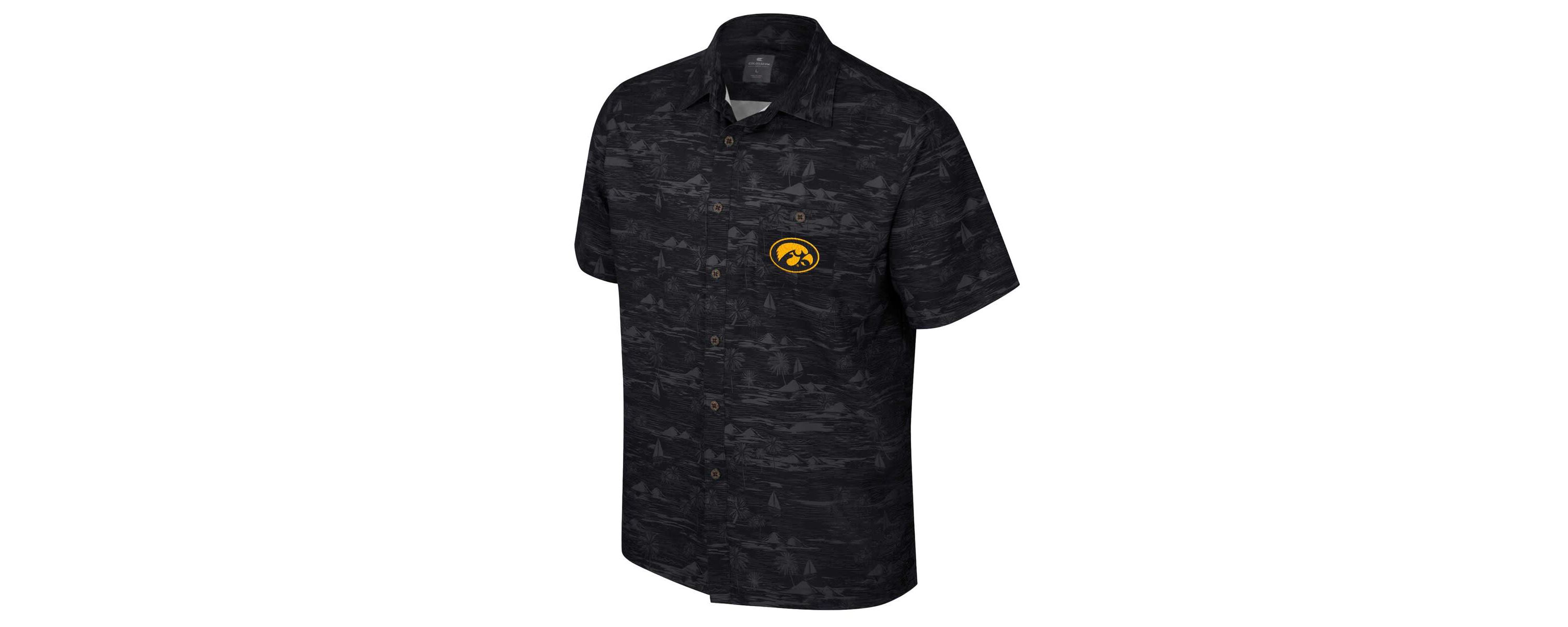 NCAA Iowa Hawkeyes Ozark Button-Up Shirt