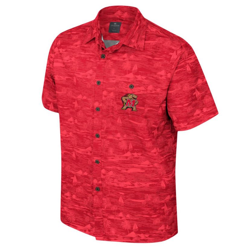 NCAA Maryland Terrapins Ozark Button-Up Shirt