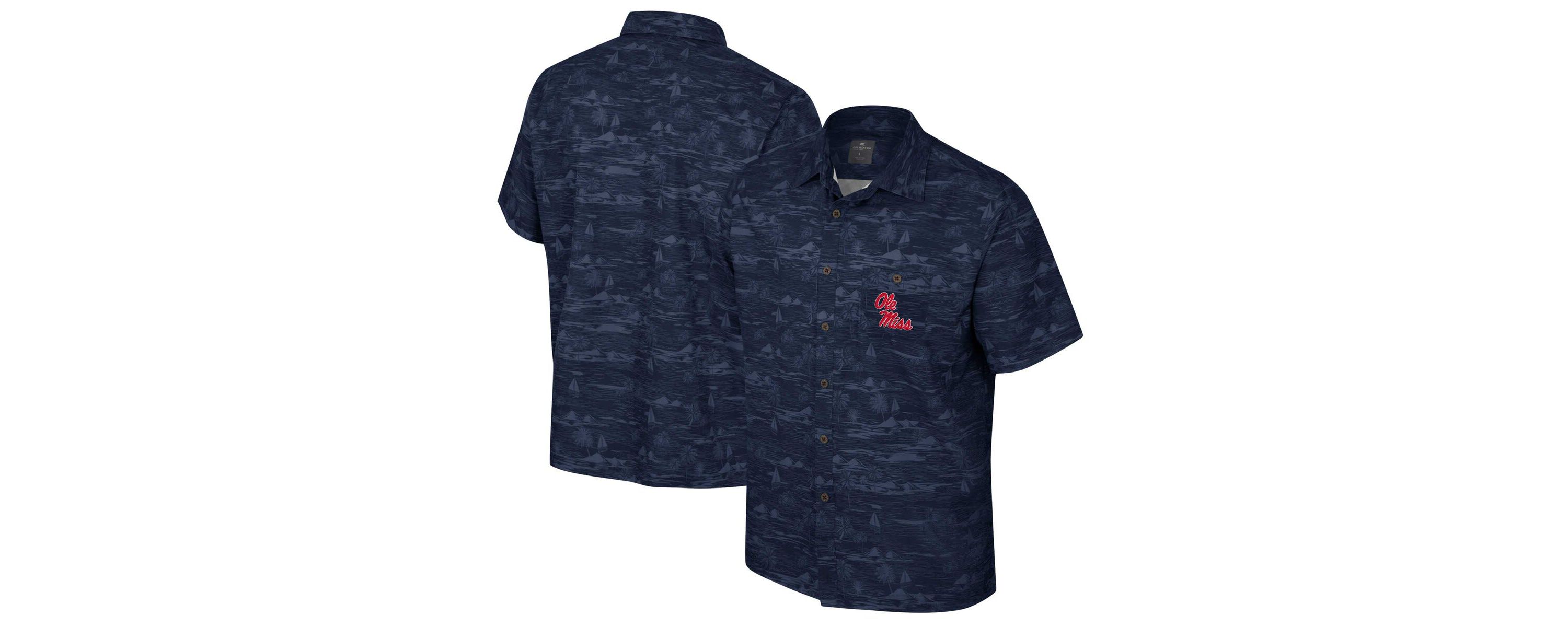 NCAA Ole Miss Rebels Ozark Button-Up Shirt