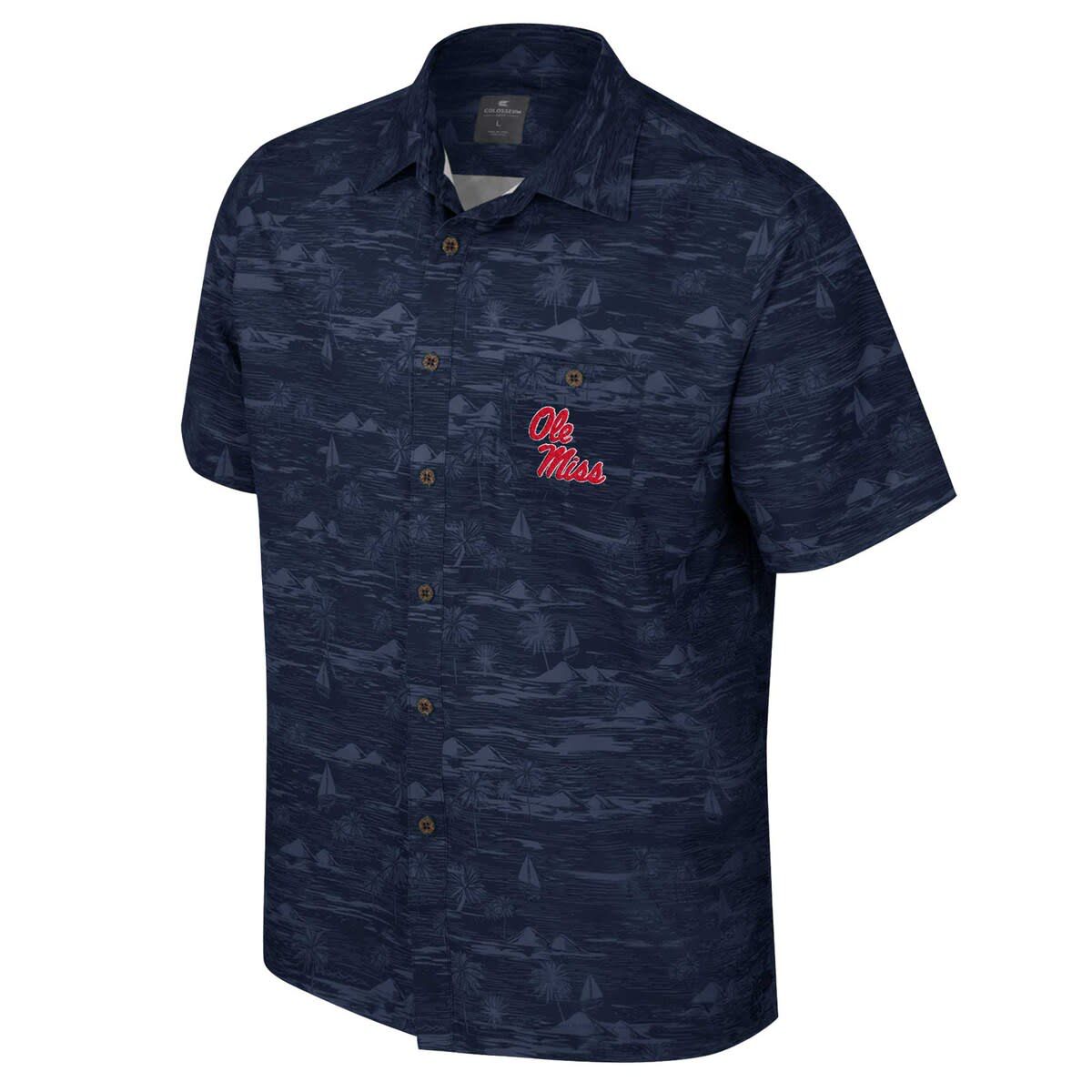 NCAA Ole Miss Rebels Ozark Button-Up Shirt