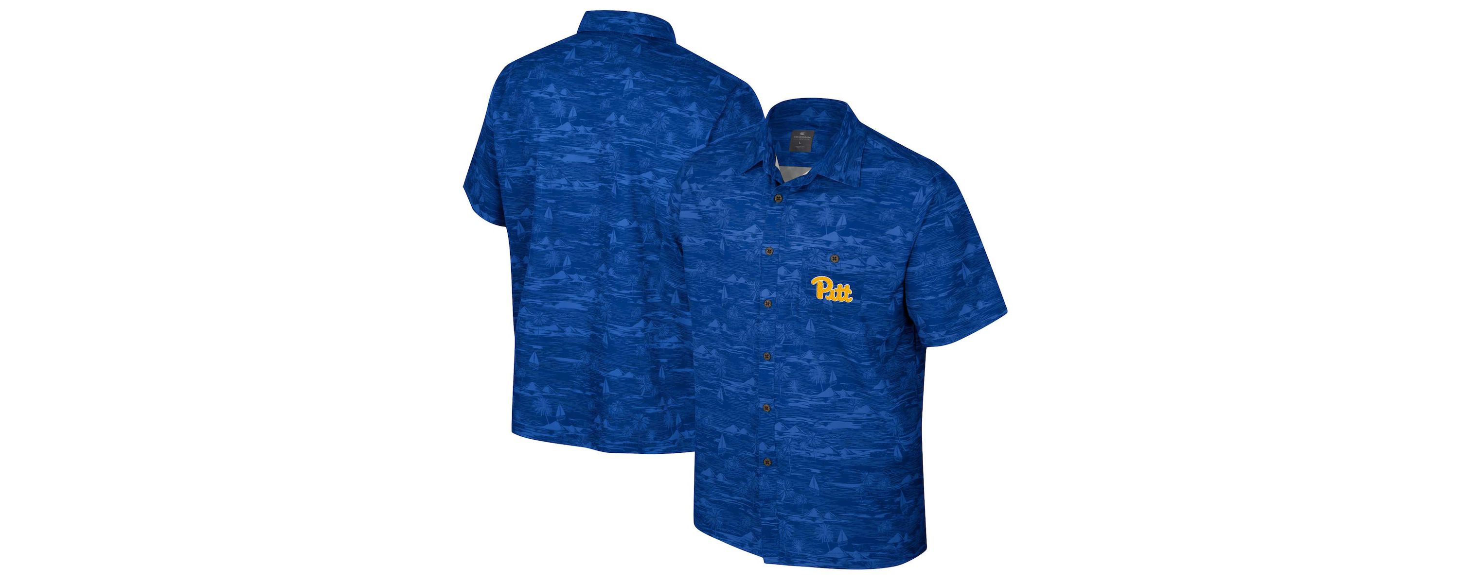 NCAA Pitt Panthers Ozark Button-Up Shirt
