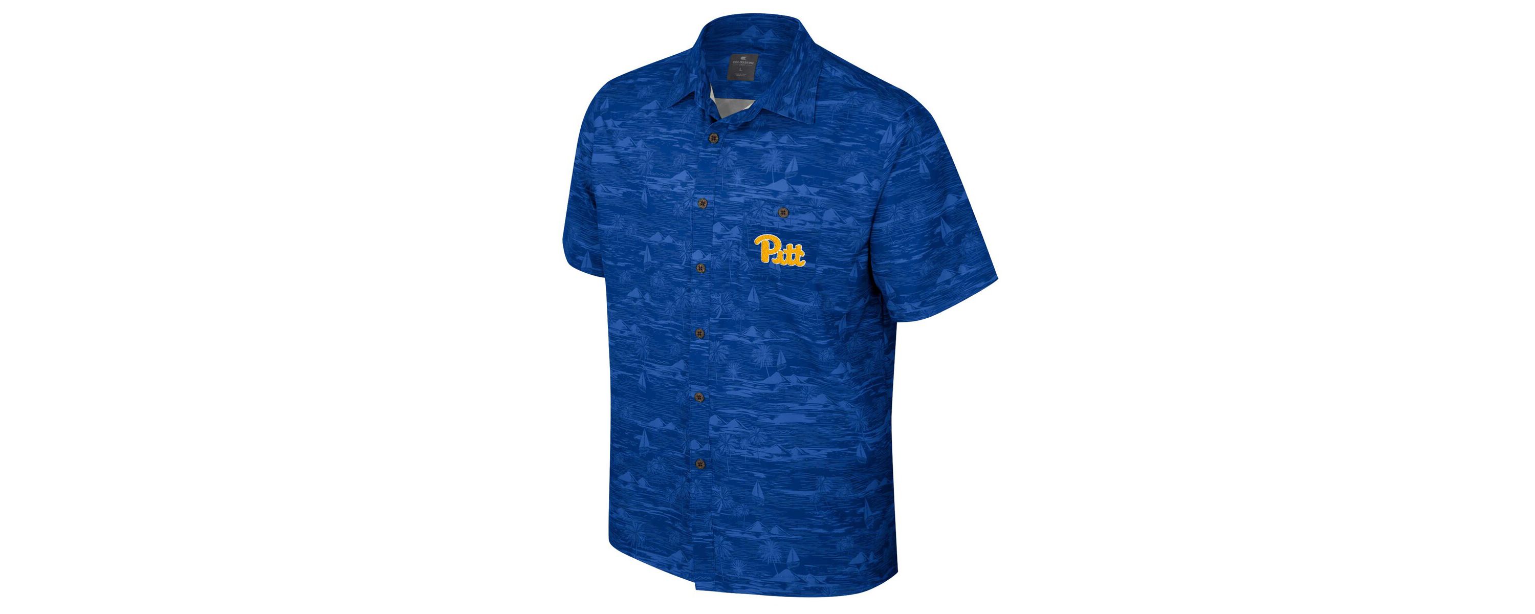 NCAA Pitt Panthers Ozark Button-Up Shirt