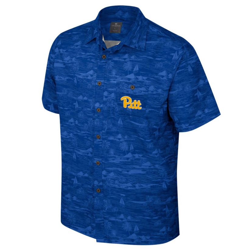 NCAA Pitt Panthers Ozark Button-Up Shirt