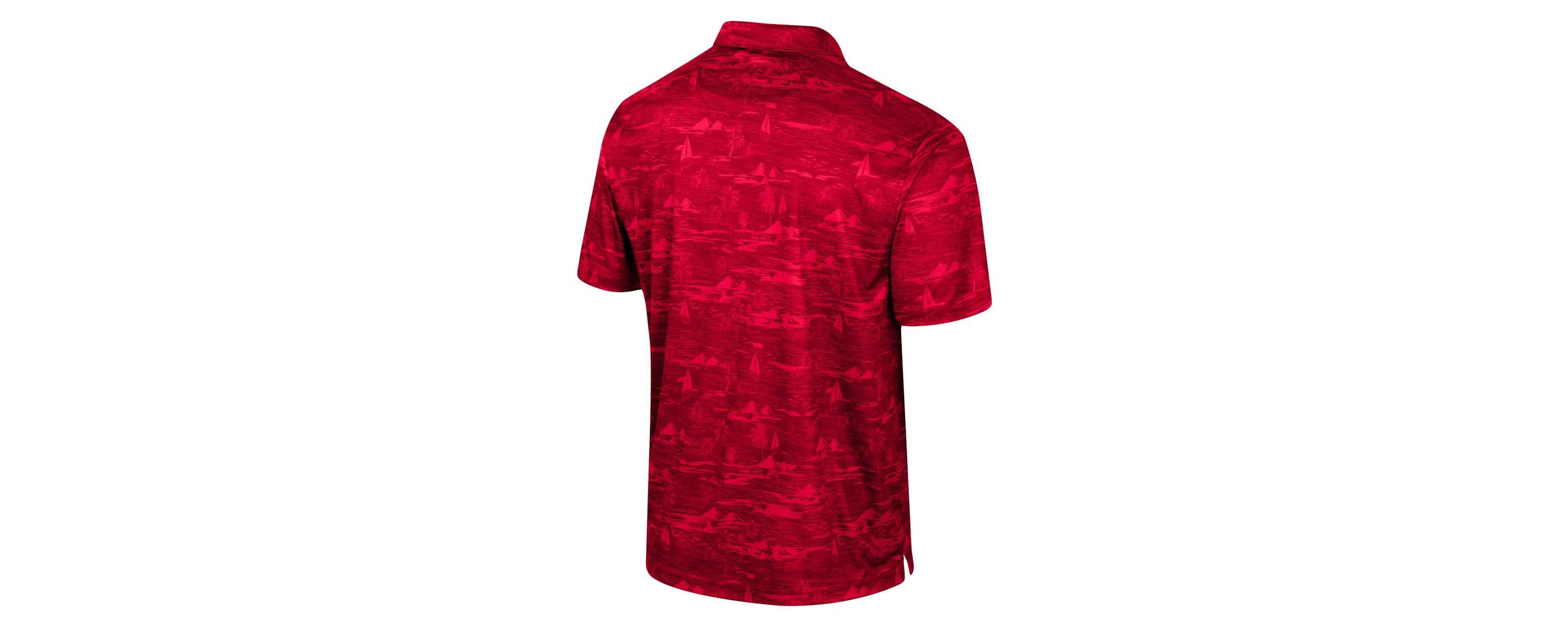 NCAA Louisville Cardinals Daly Print Polo