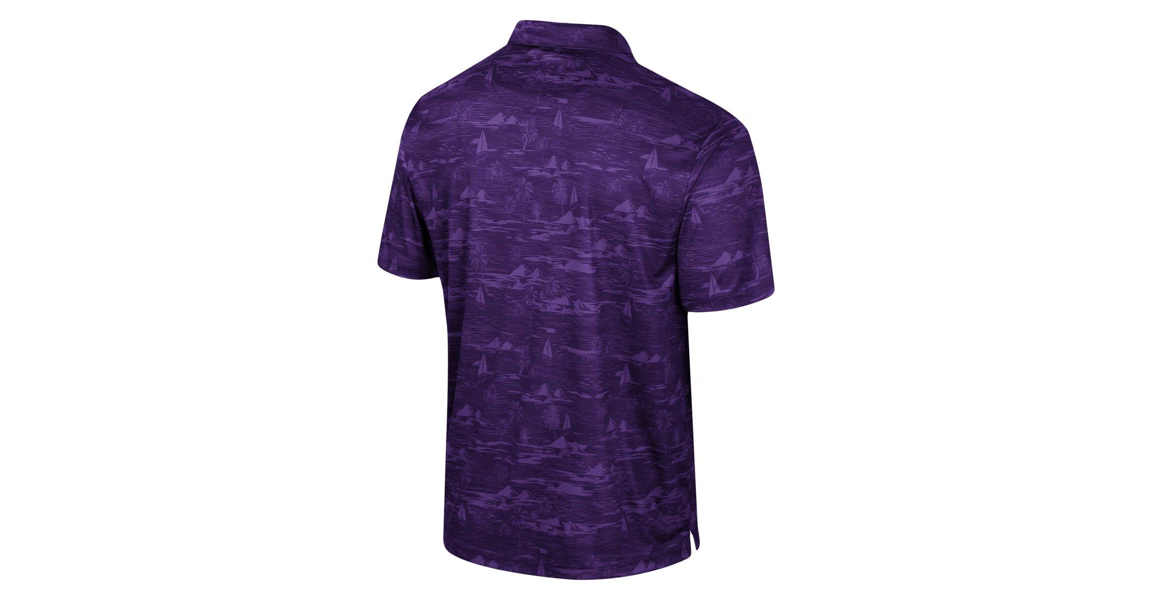 NCAA LSU Tigers Daly Print Polo