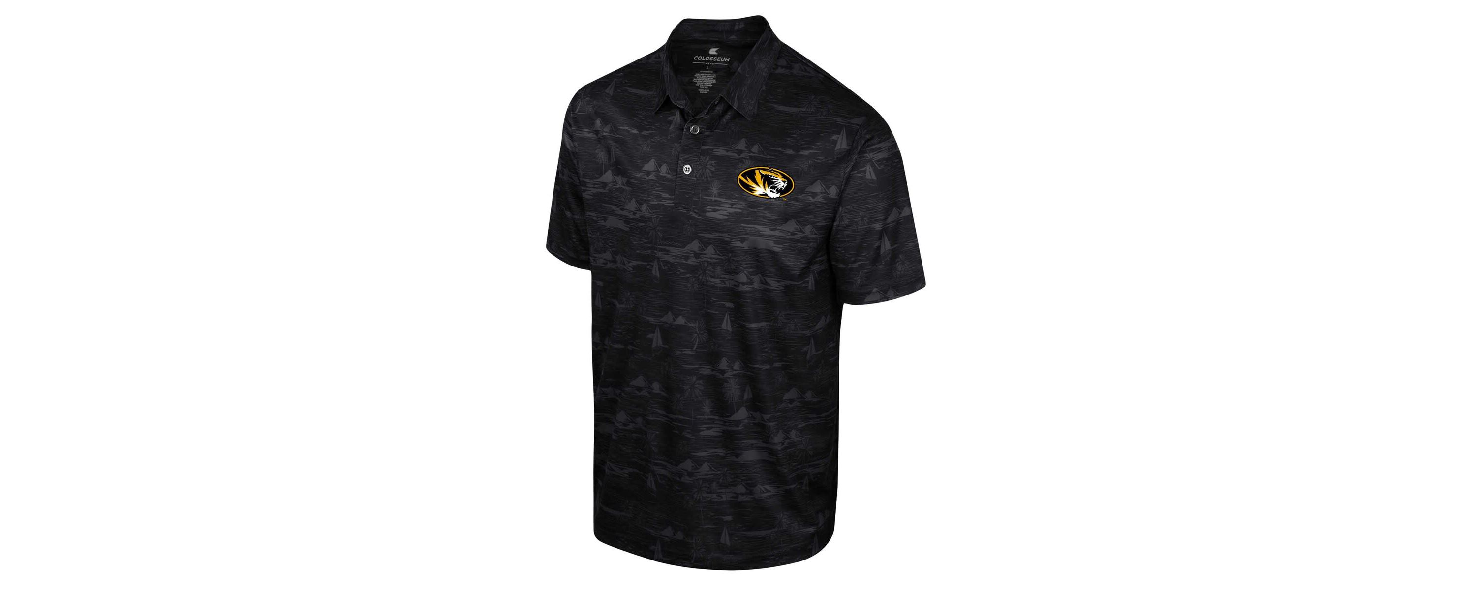 NCAA Missouri Tigers Daly Print Polo