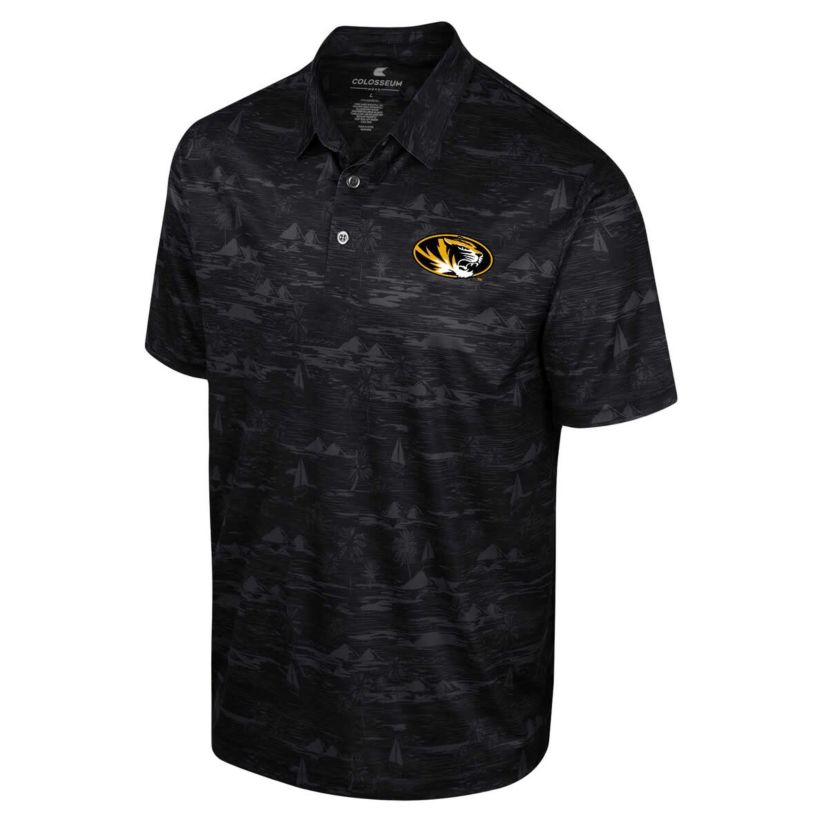 NCAA Missouri Tigers Daly Print Polo