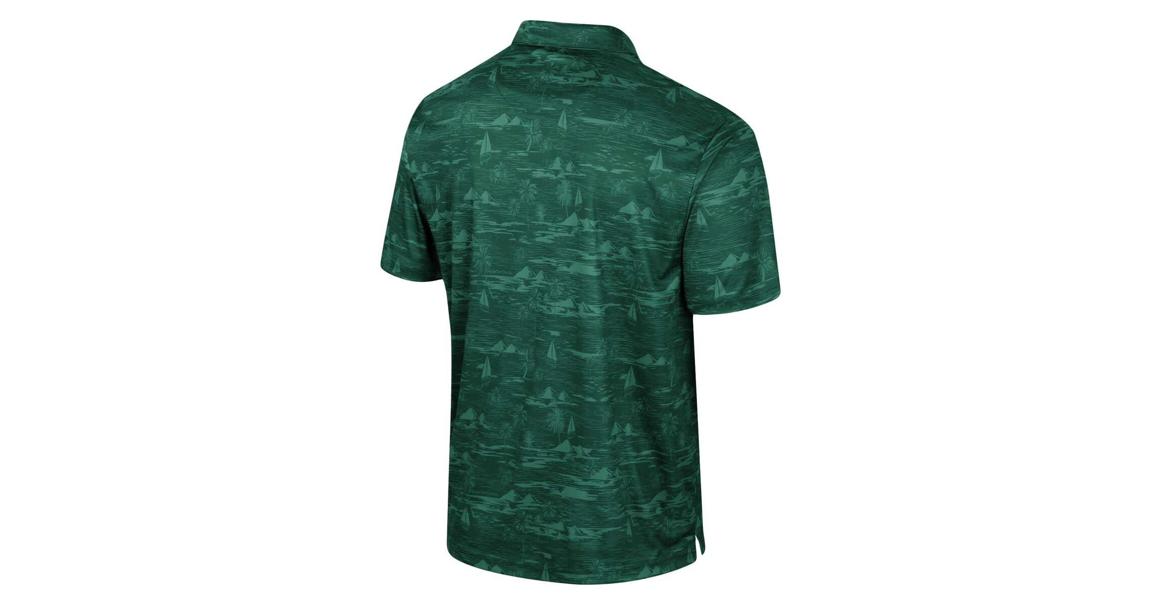 NCAA Michigan State Spartans Daly Print Polo