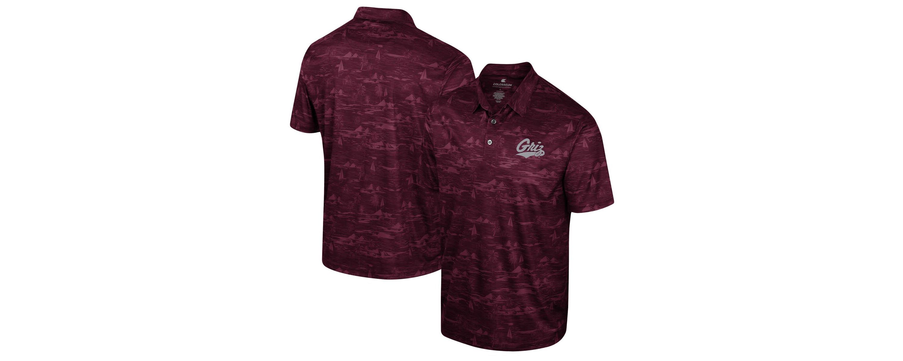 NCAA Montana Grizzlies Daly Print Polo