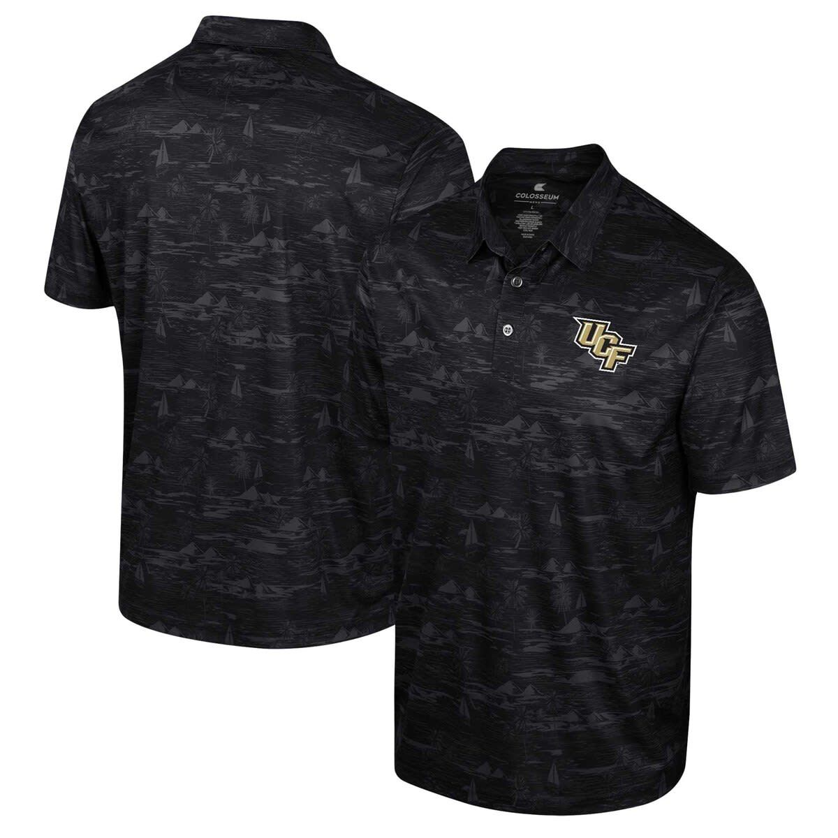 NCAA UCF Knights Daly Print Polo