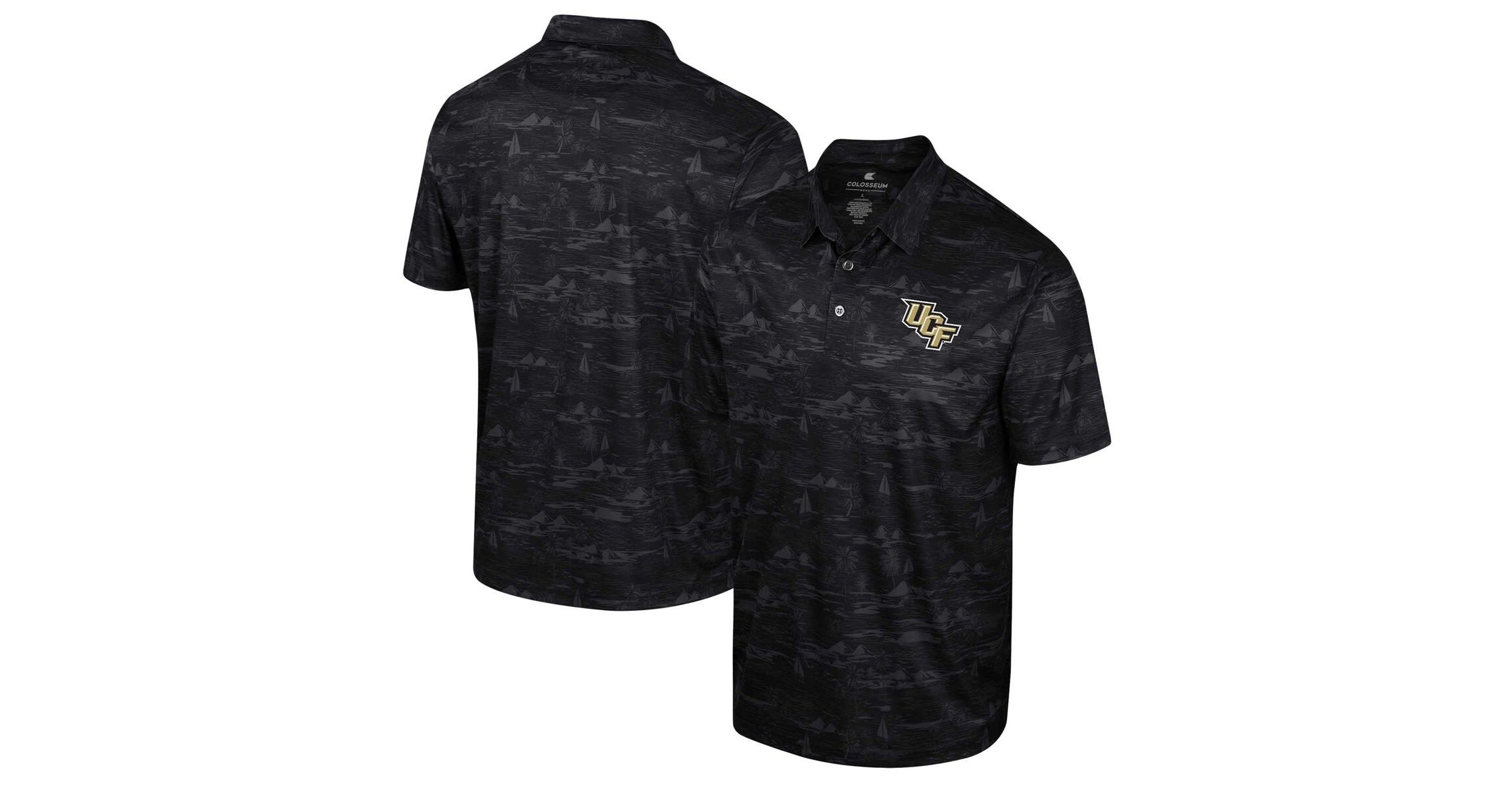 NCAA UCF Knights Daly Print Polo