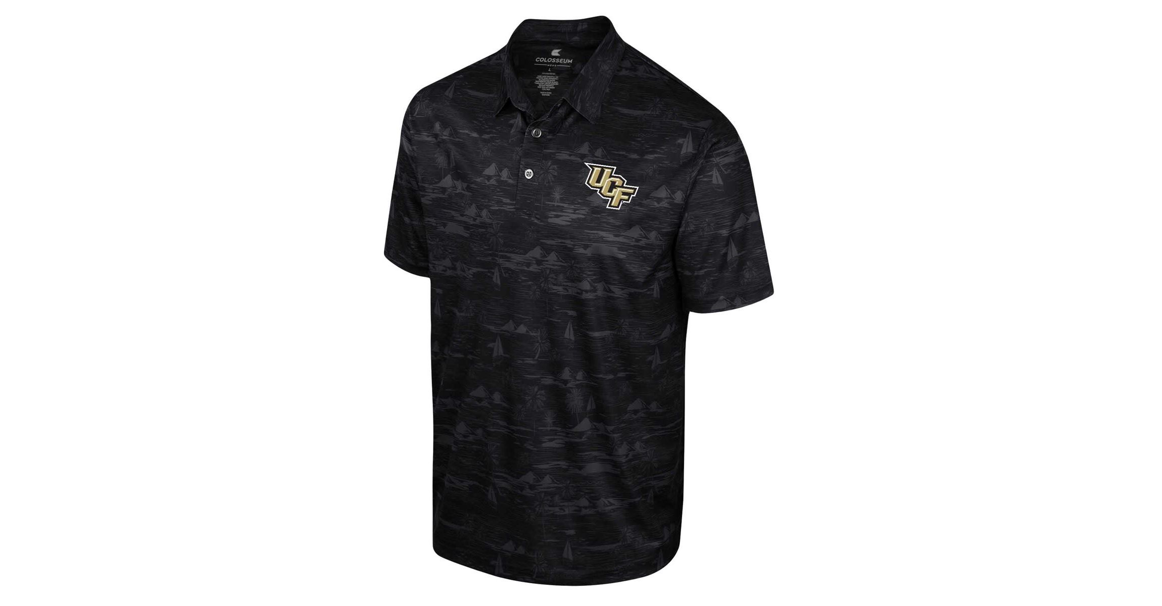 NCAA UCF Knights Daly Print Polo