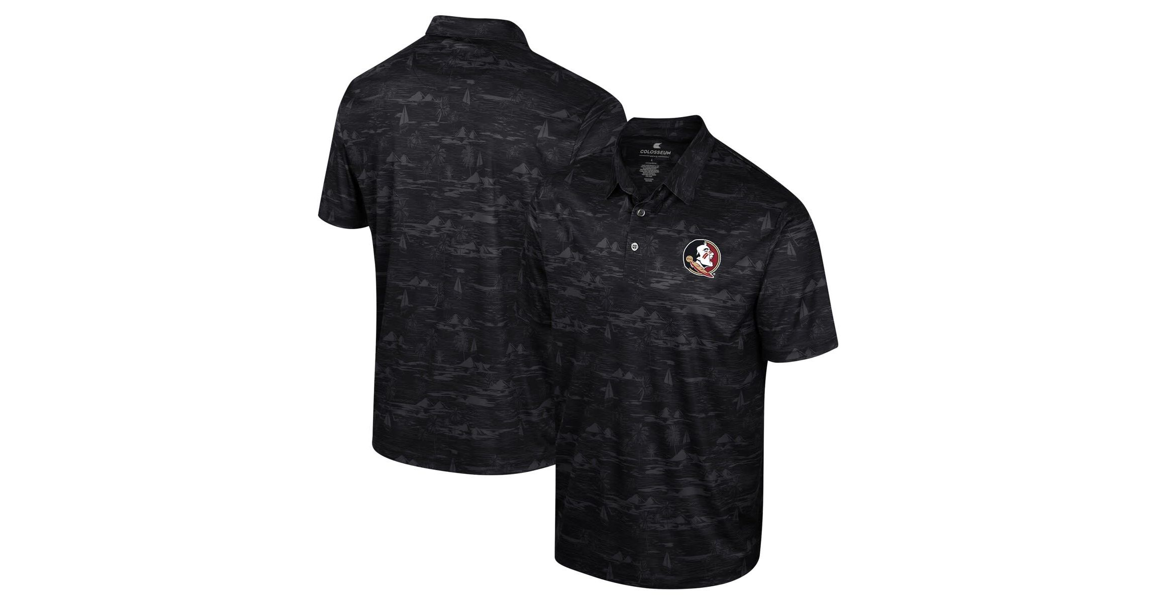 NCAA Florida State Seminoles Daly Print Polo
