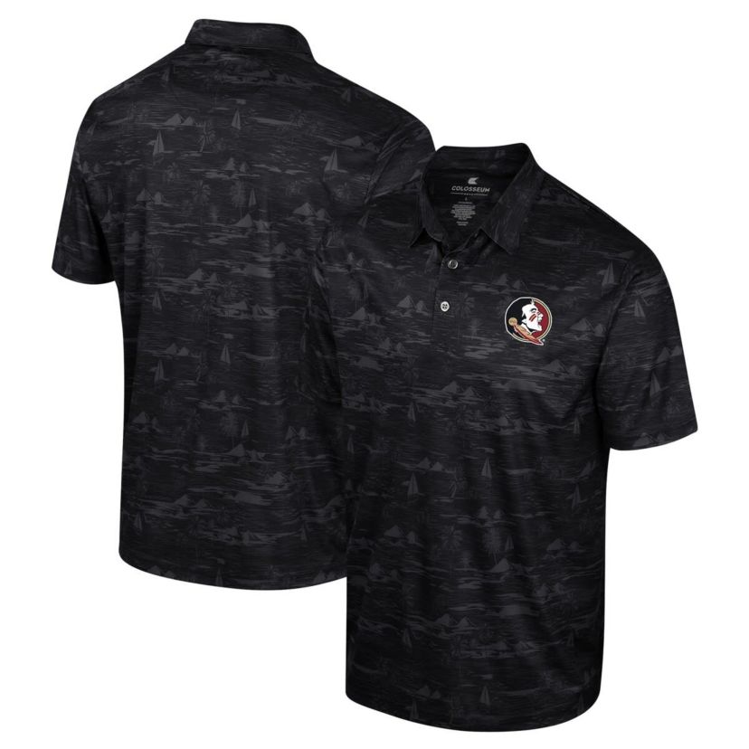 NCAA Florida State Seminoles Daly Print Polo