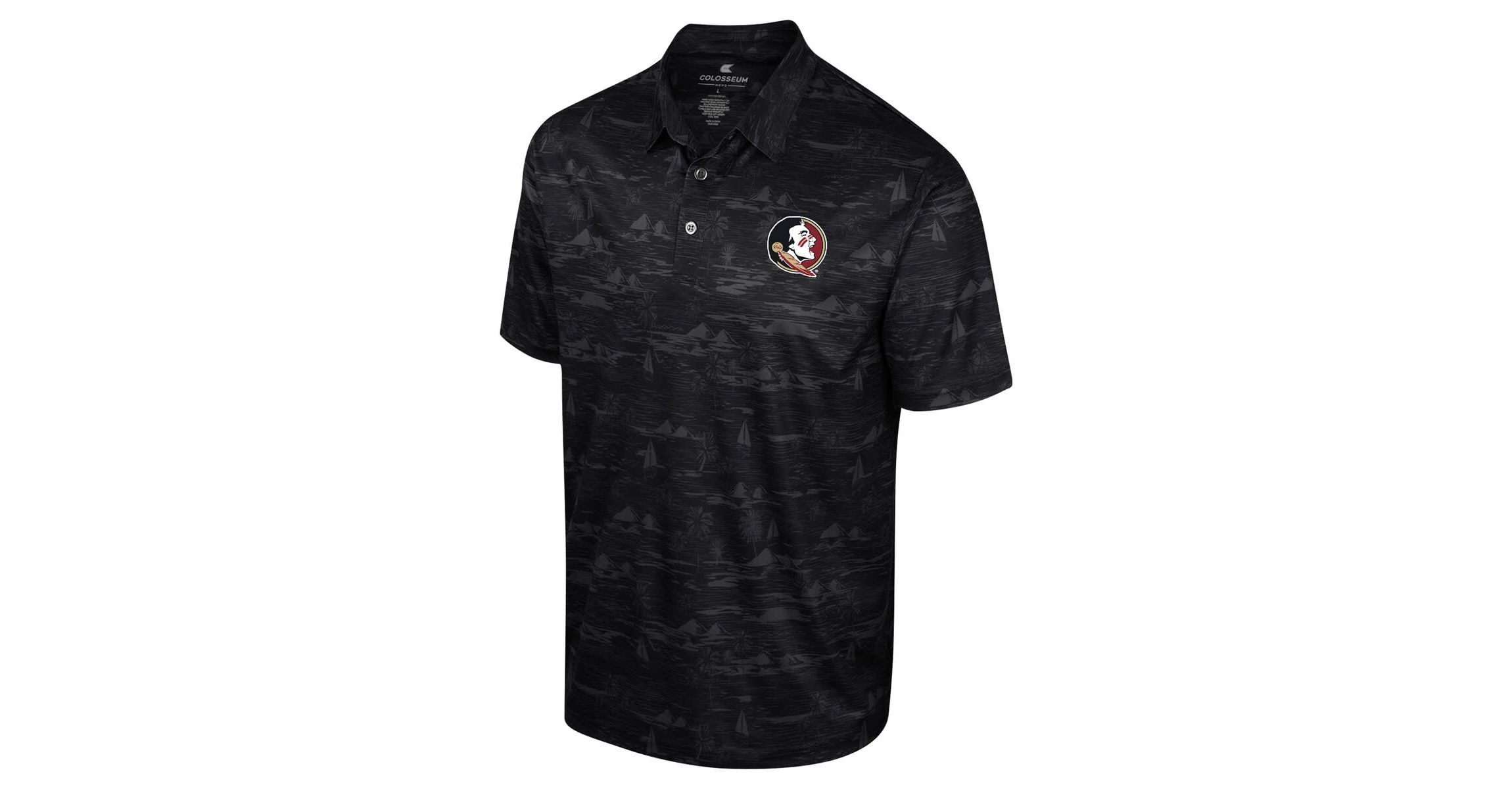 NCAA Florida State Seminoles Daly Print Polo