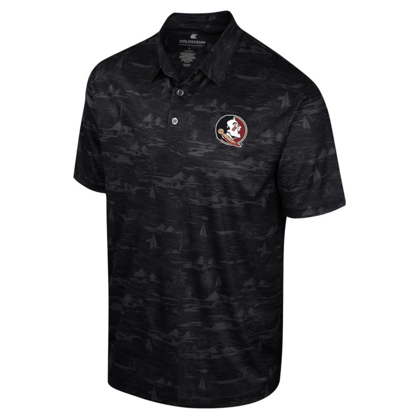 NCAA Florida State Seminoles Daly Print Polo