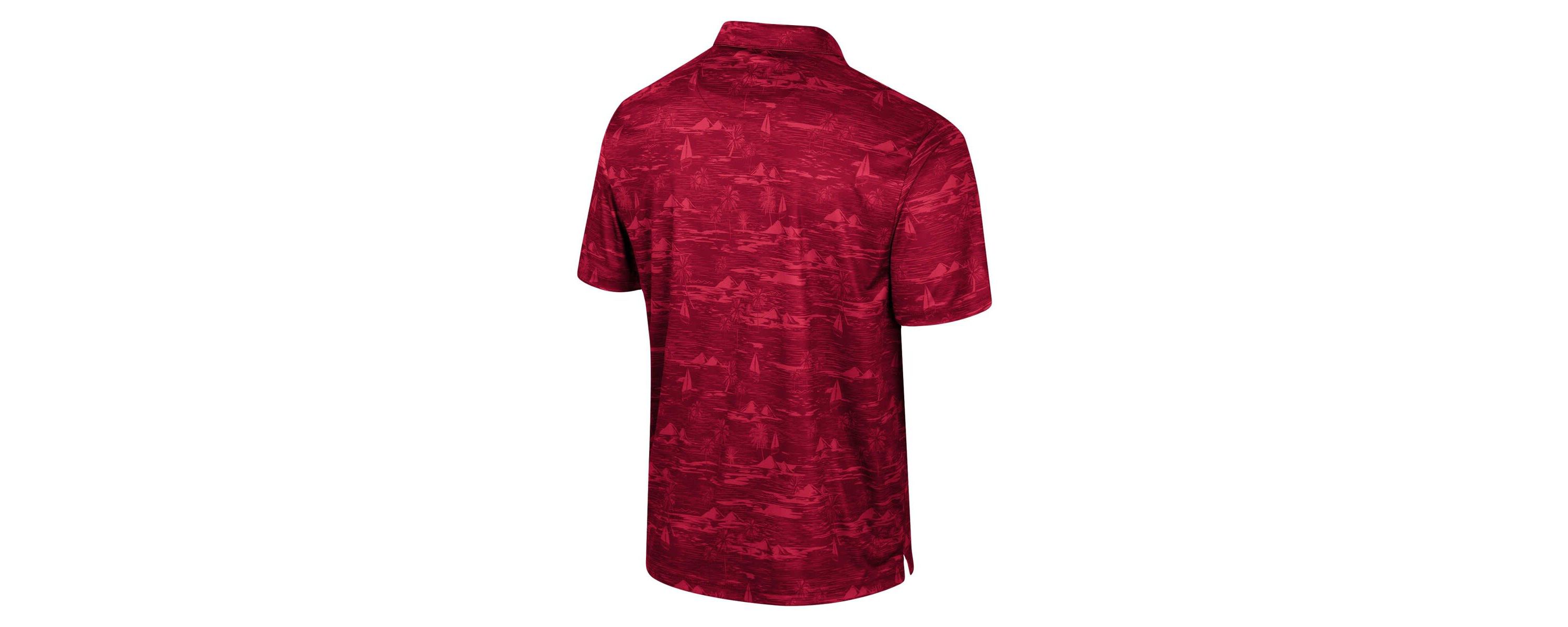 NCAA Indiana Hoosiers Daly Print Polo
