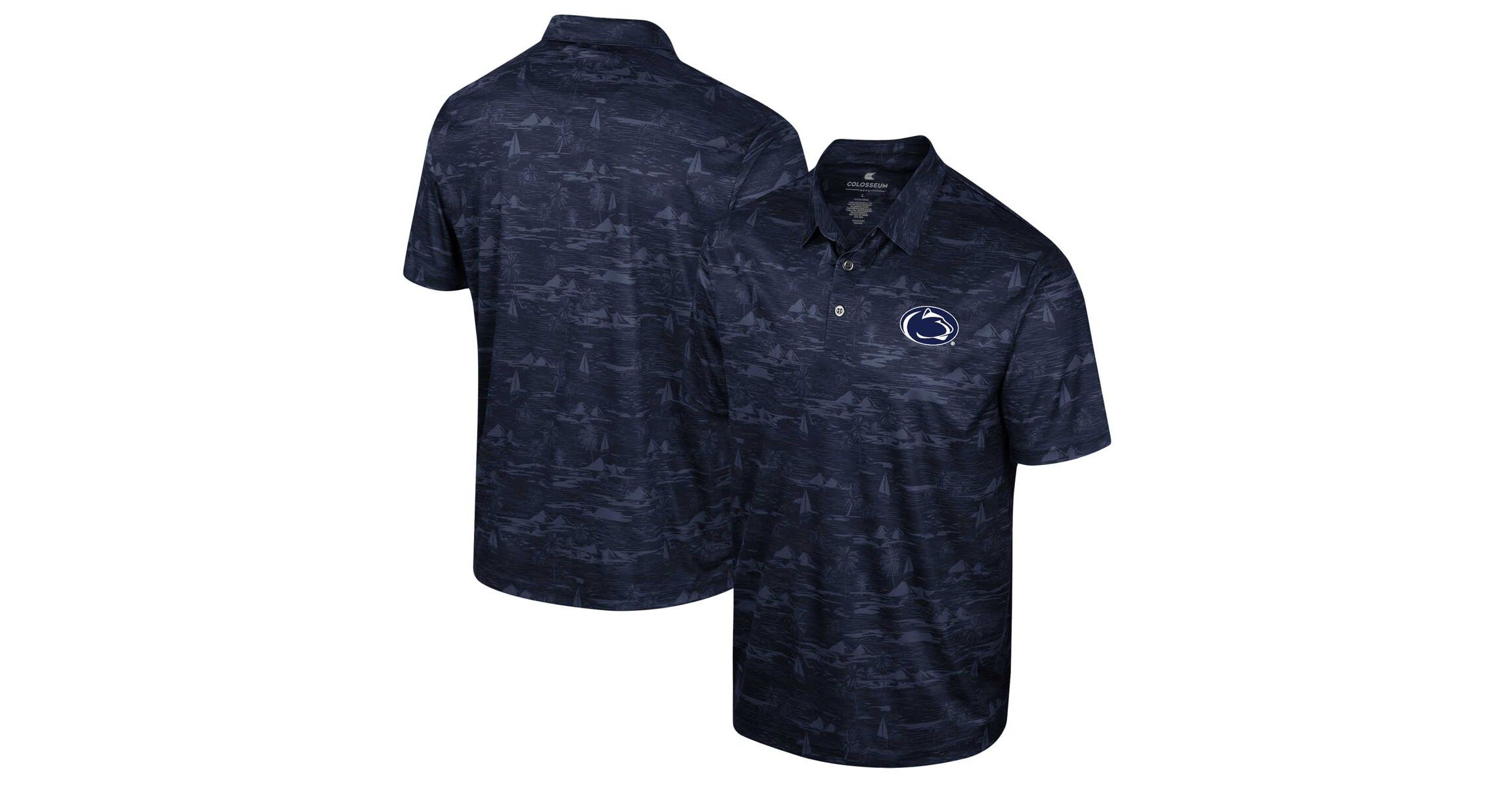 NCAA Penn State Nittany Lions Daly Print Polo