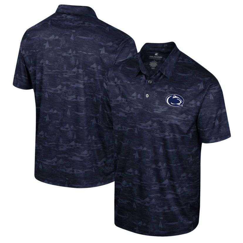 NCAA Penn State Nittany Lions Daly Print Polo