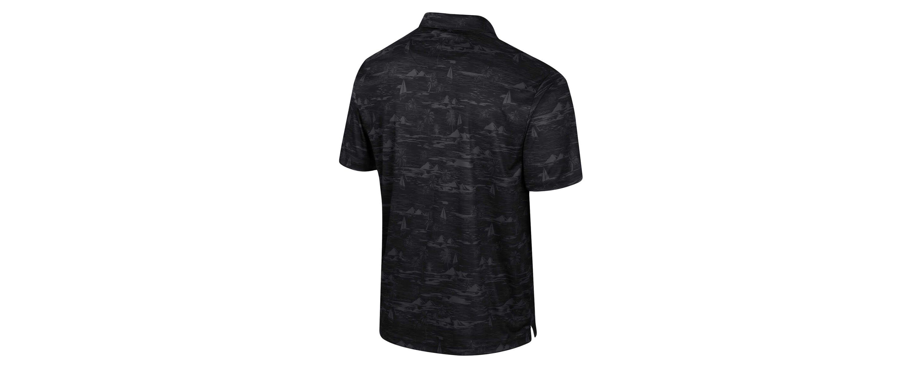 NCAA Iowa Hawkeyes Daly Print Polo