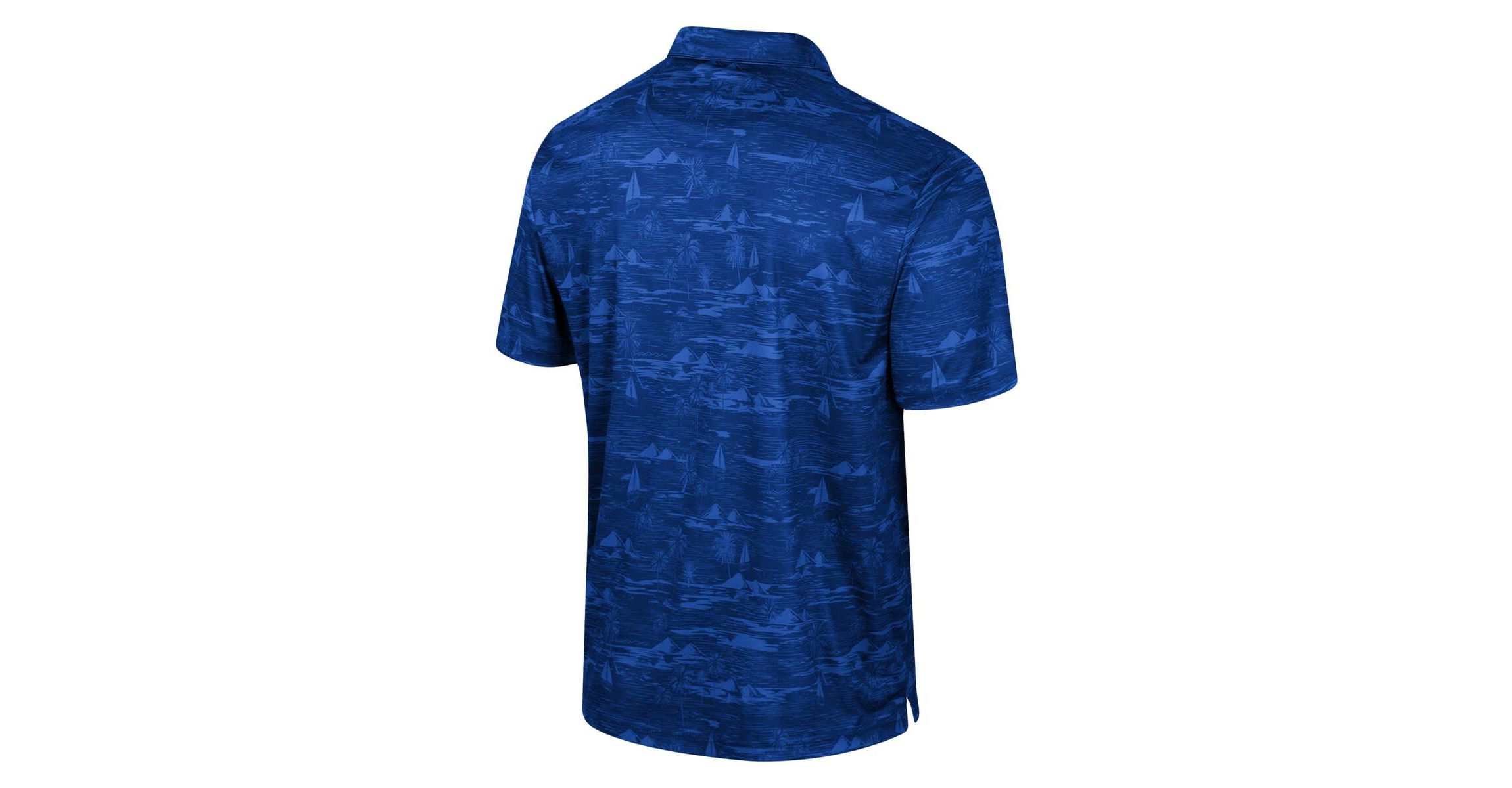 NCAA Kansas Jayhawks Daly Print Polo