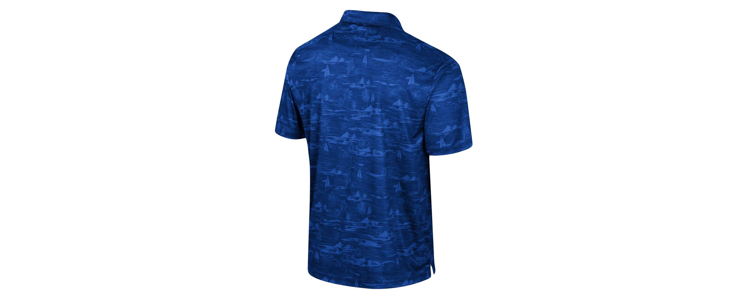NCAA Kansas Jayhawks Daly Print Polo