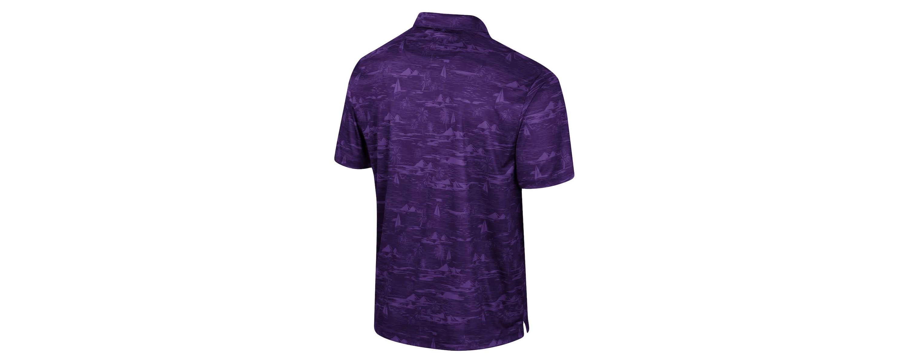 NCAA Kansas State Wildcats Daly Print Polo