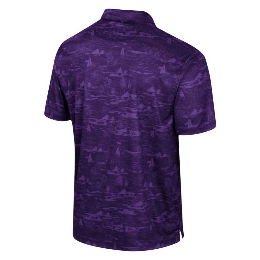 NCAA Kansas State Wildcats Daly Print Polo