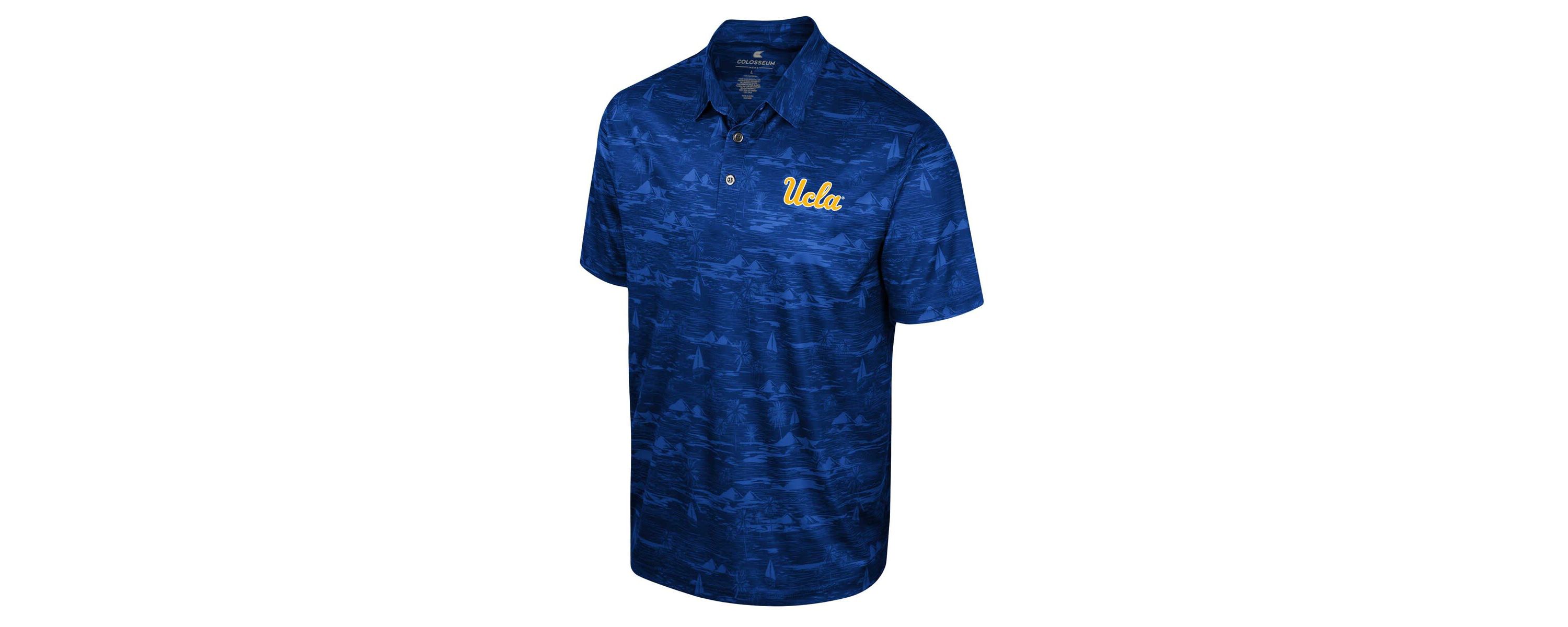 NCAA UCLA Bruins Daly Print Polo
