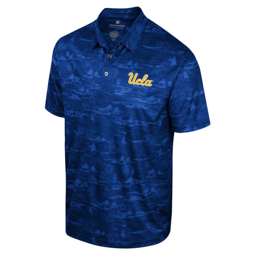 NCAA UCLA Bruins Daly Print Polo