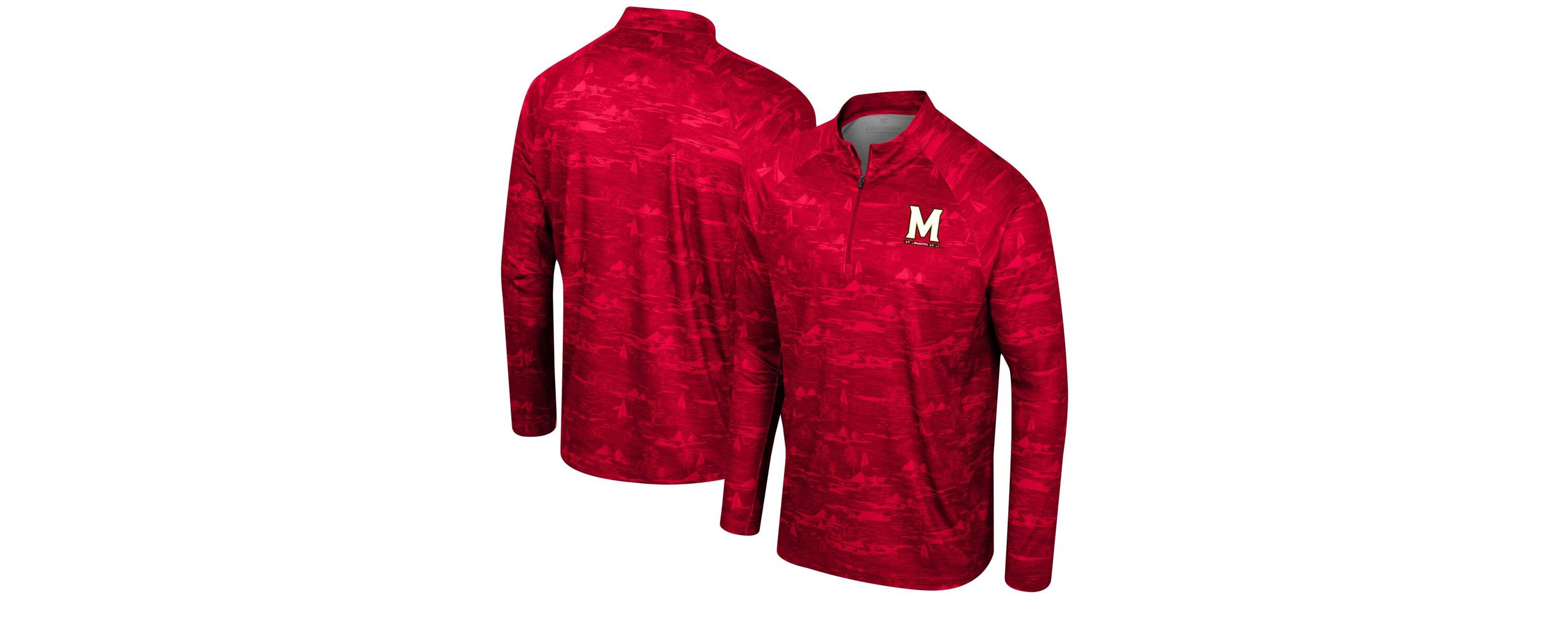 NCAA Maryland Terrapins Carson Raglan Quarter-Zip Jacket
