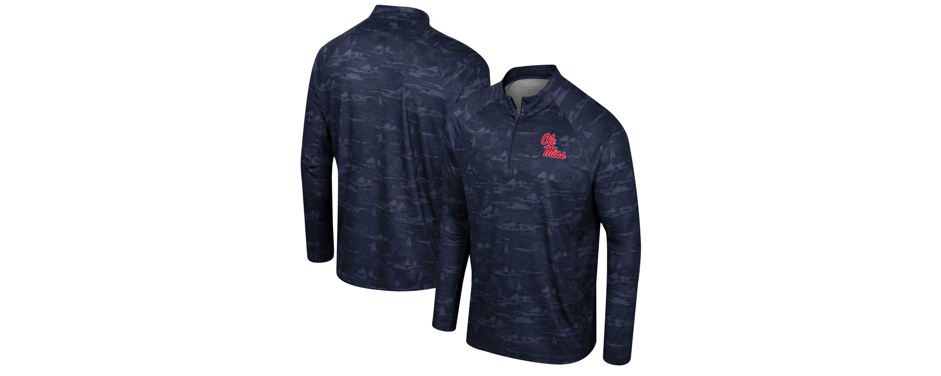 NCAA Ole Miss Rebels Carson Raglan Quarter-Zip Jacket
