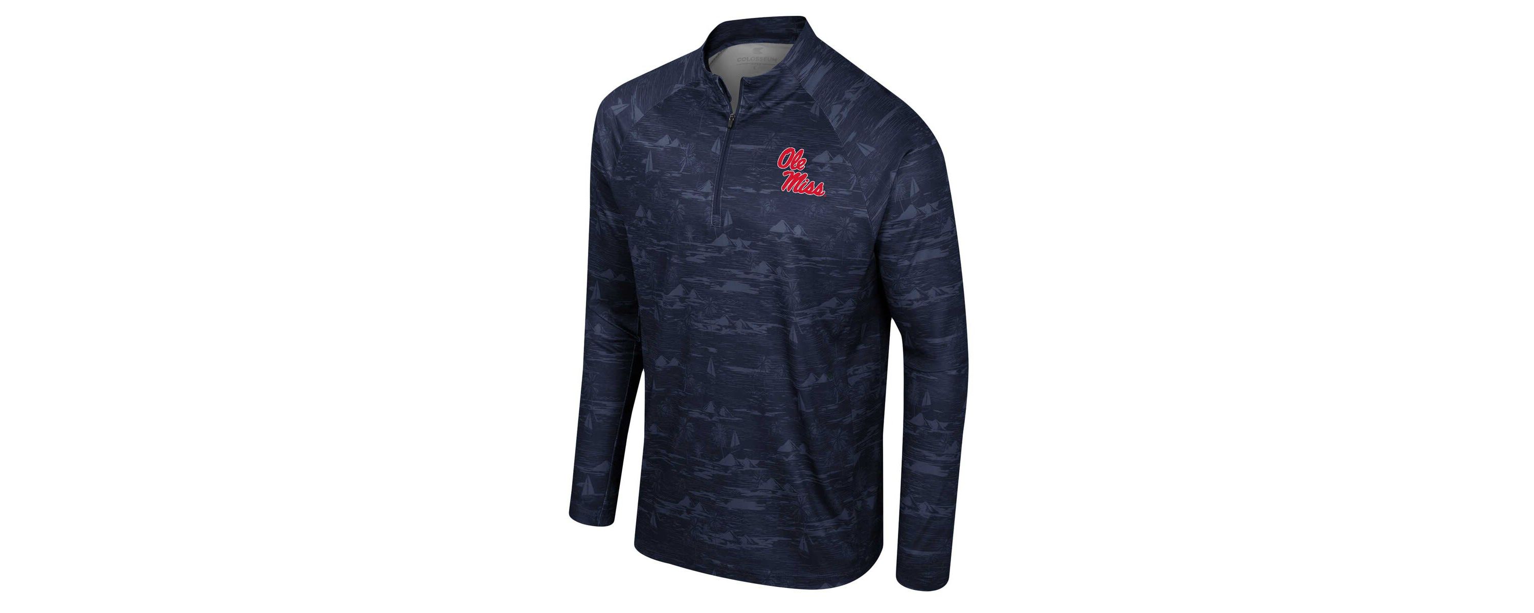 NCAA Ole Miss Rebels Carson Raglan Quarter-Zip Jacket