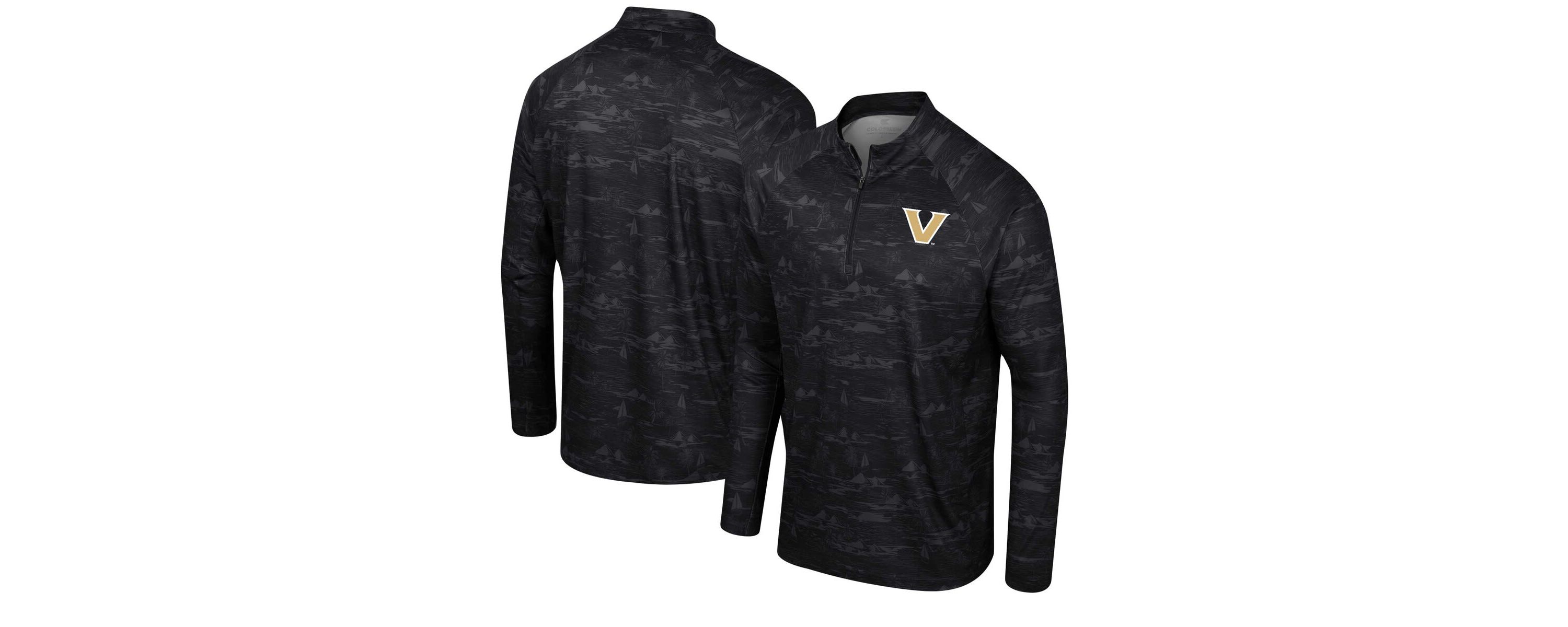NCAA Vanderbilt Commodores Carson Raglan Quarter-Zip Jacket