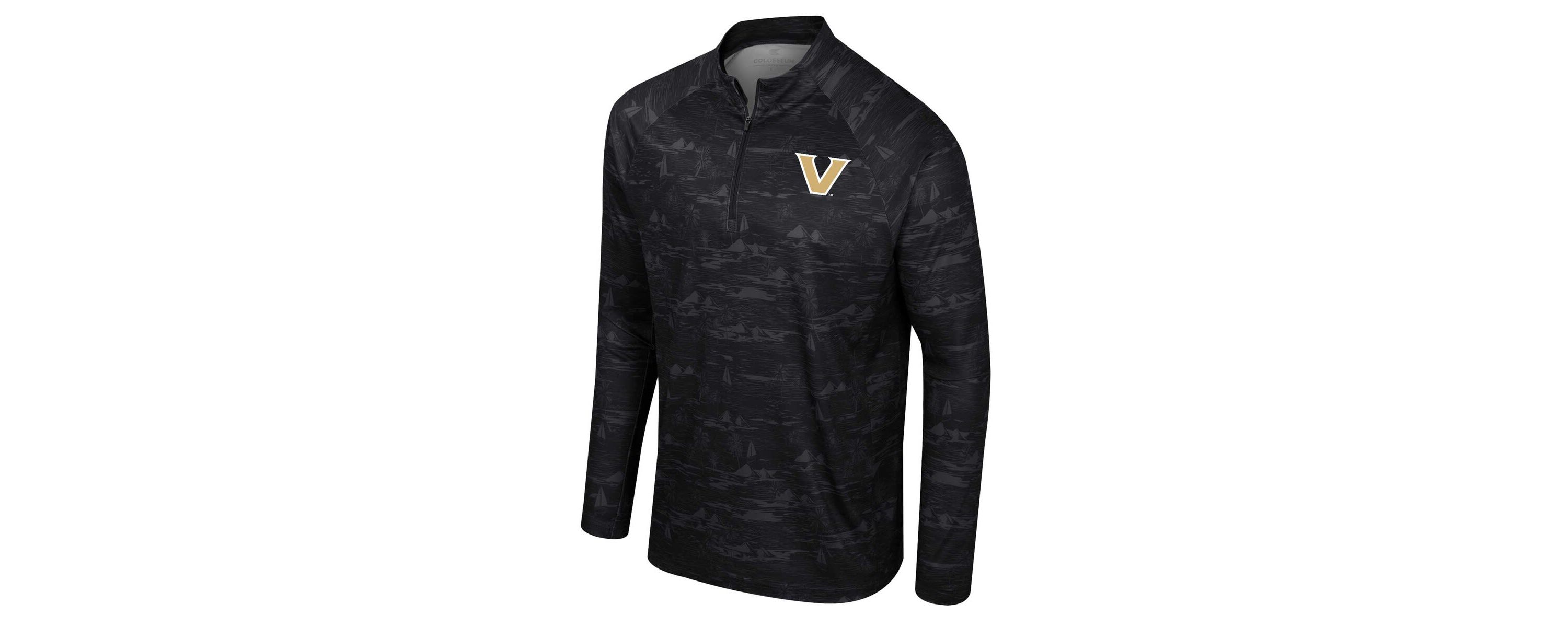 NCAA Vanderbilt Commodores Carson Raglan Quarter-Zip Jacket