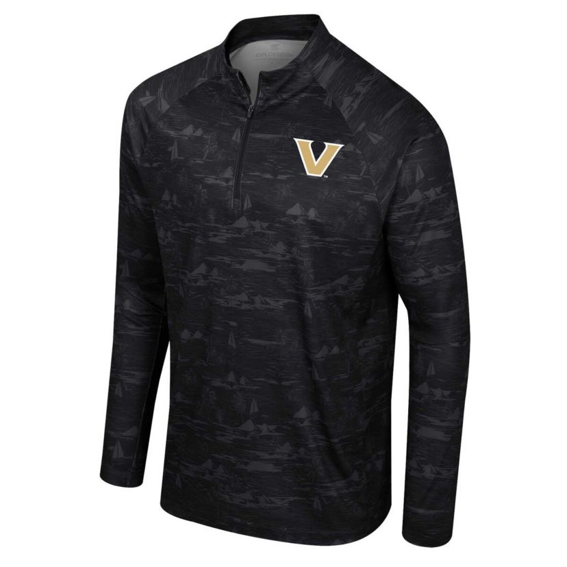 NCAA Vanderbilt Commodores Carson Raglan Quarter-Zip Jacket