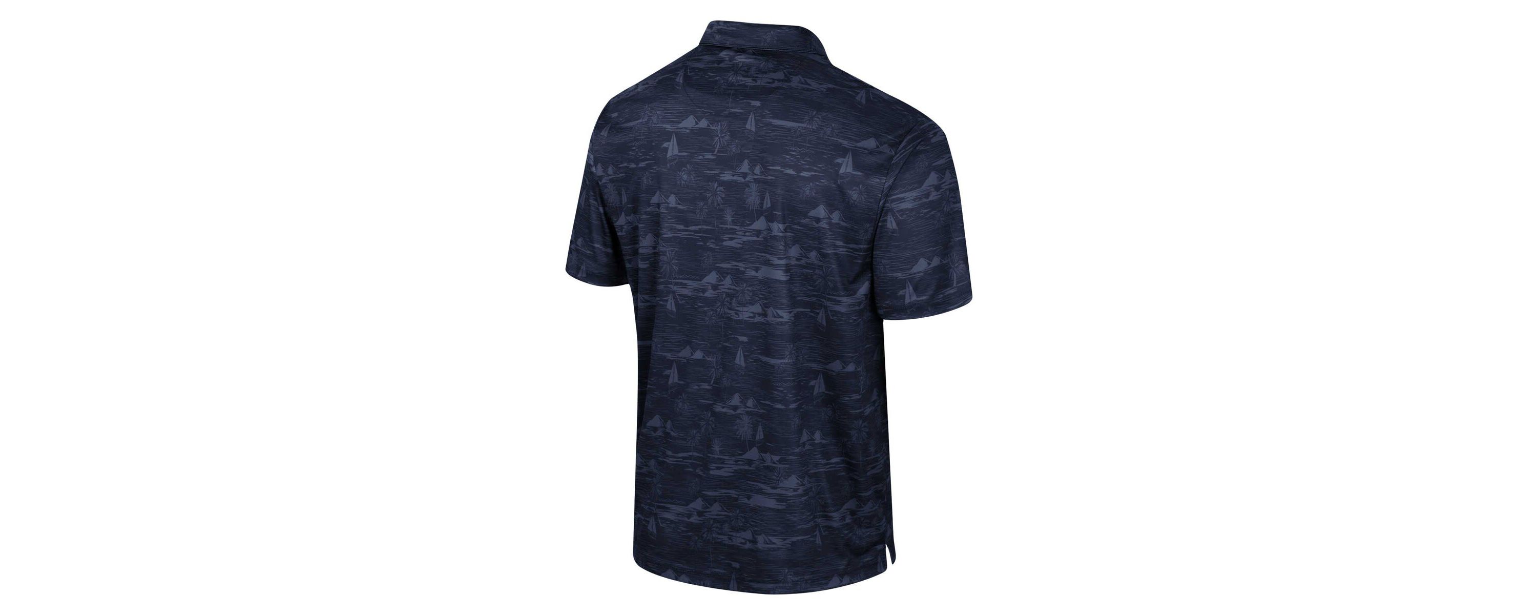 NCAA West Virginia Mountaineers Daly Print Polo