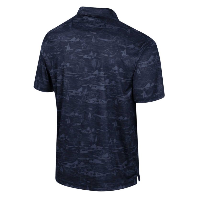 NCAA West Virginia Mountaineers Daly Print Polo