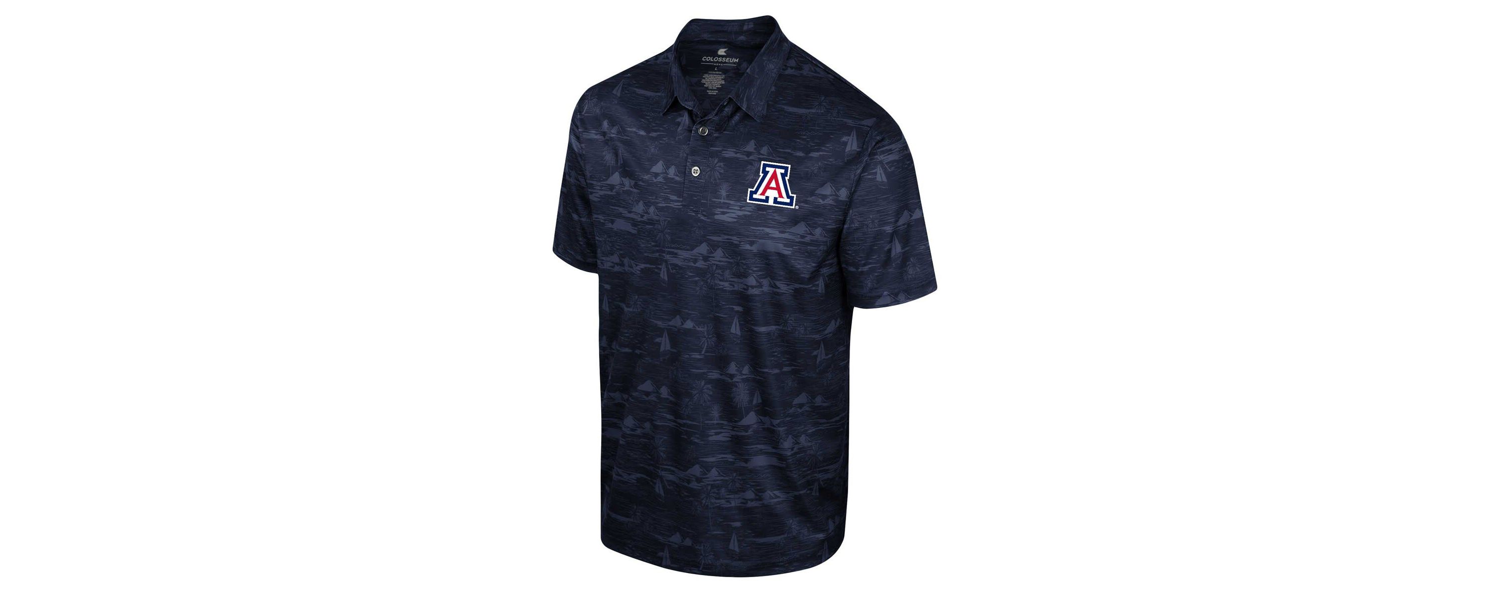 NCAA Arizona Wildcats Daly Print Polo